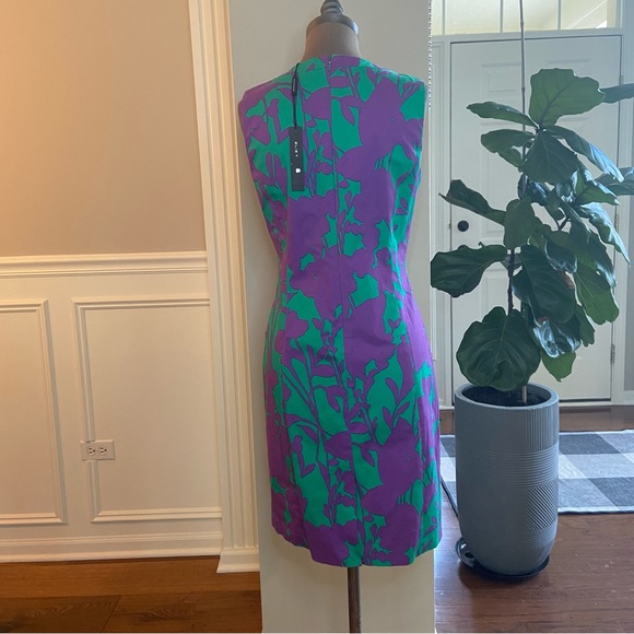 Elie Tahari sheath dress, cotton, size 8, NWT - Picture 5 of 11